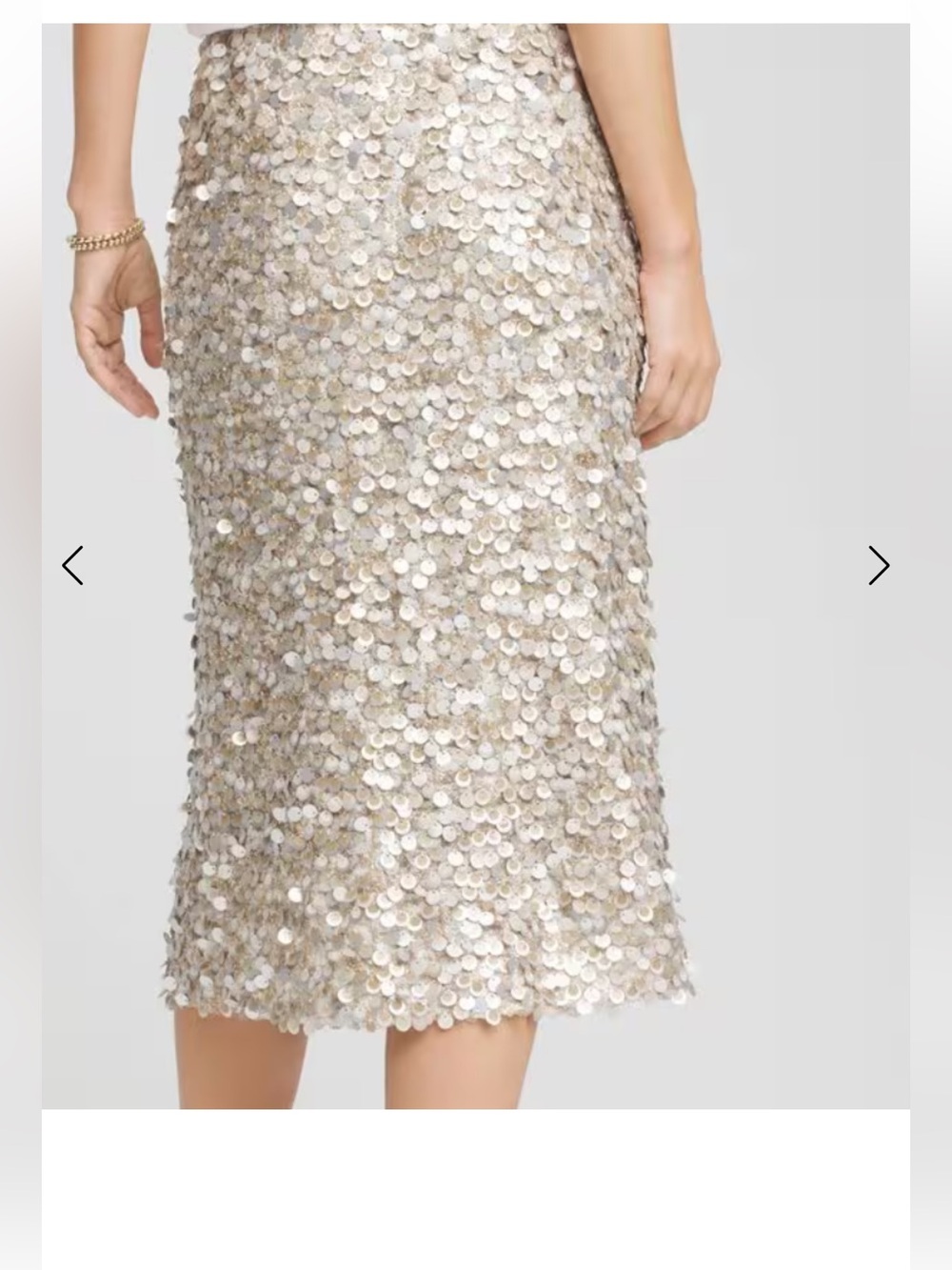NWT Chicos Sequins party pencil skirt - Picture 3 of 7